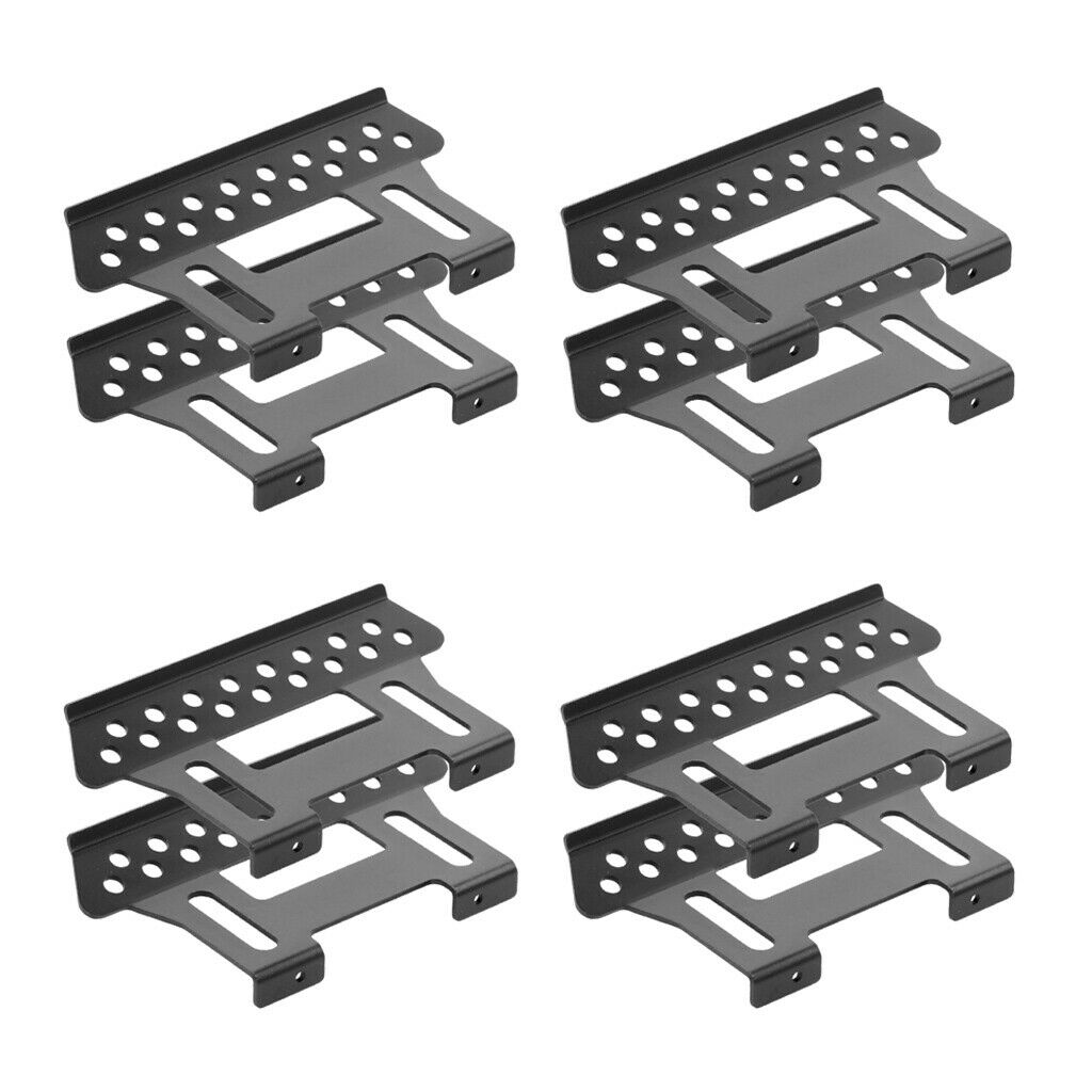 4Set RC Foot Side Steps Pedal Plate for 1/10 Axial SCX10 D90 Accessories