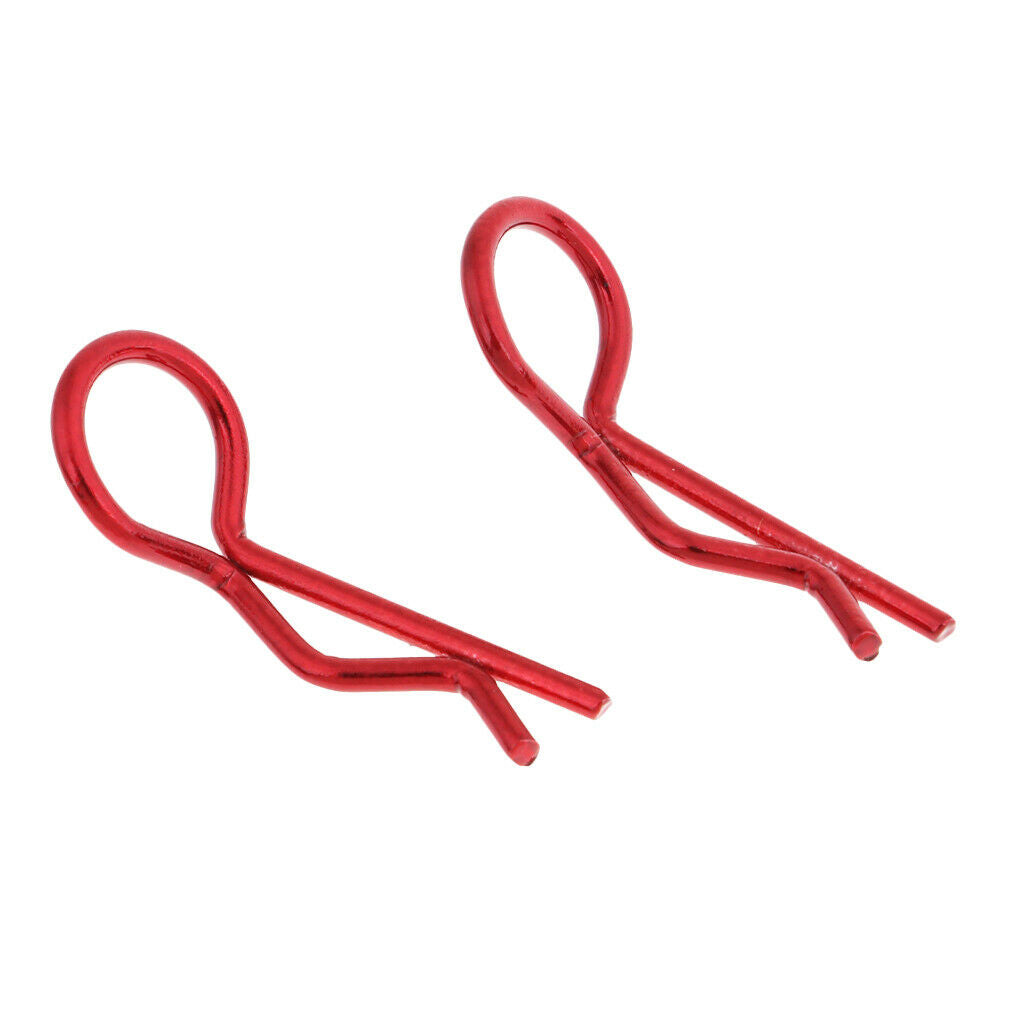 20 Pack RC Car Red Body Cover Shell Clips R Pins for 1/10 1/12 1:16 RC