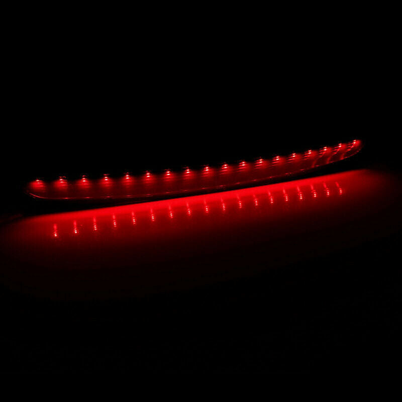 Fit For Audi TT 8J MK2 2006-14 Smoked Lens Rear LED 3rd Third Brake Light Black
