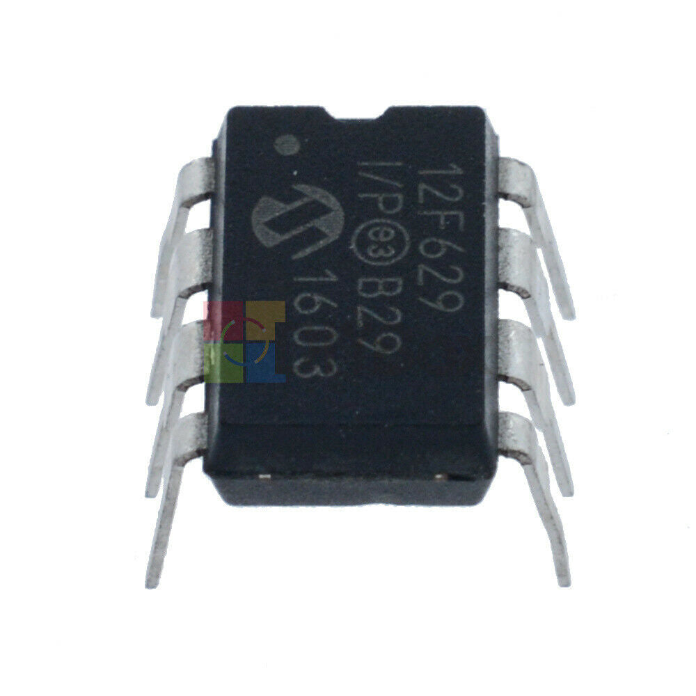 [5PCS] 8Pin PIC12F629-I/P PIC12F629 12F629-I/P DIP-8 Microcontroller CHIP IC