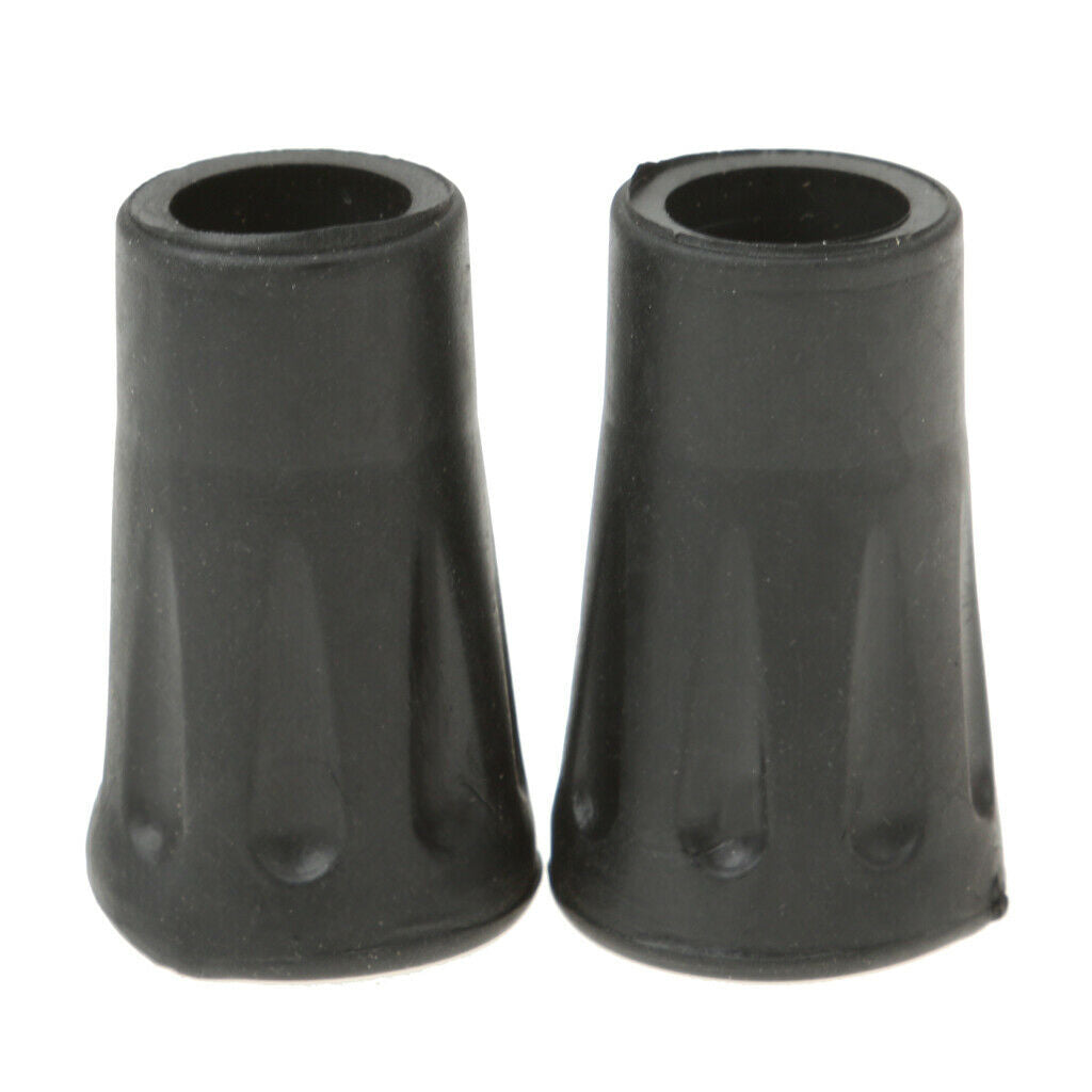 8pcs Walking Hiking Stick Trekking Pole Protective Tips Rubber Ends 4cm
