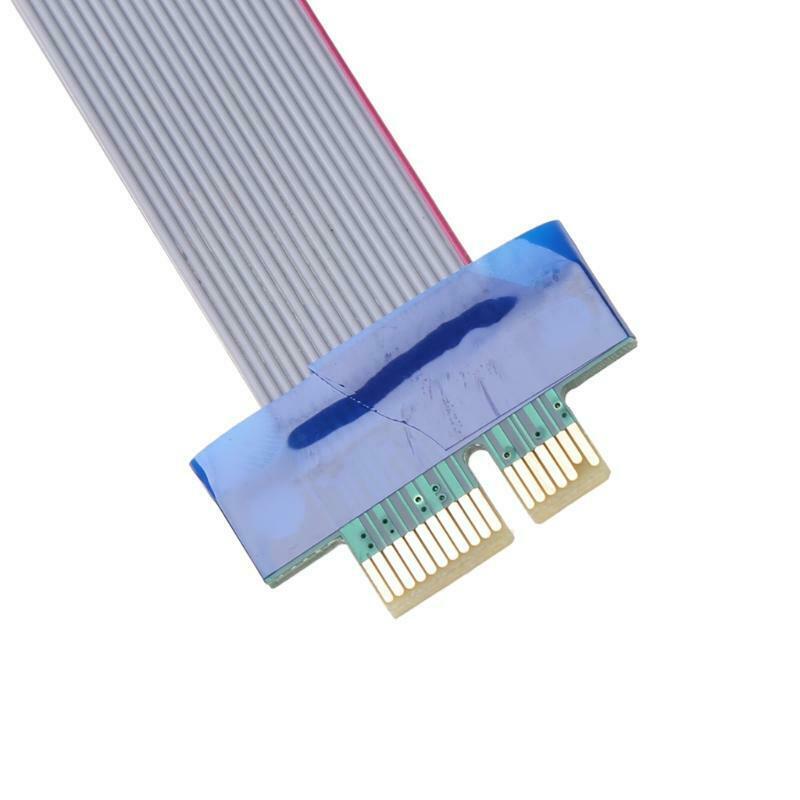 Flexible Flat Cable PCIe PCI Express 1x To 16x Extender Riser FFC PCI-E 1x-16x