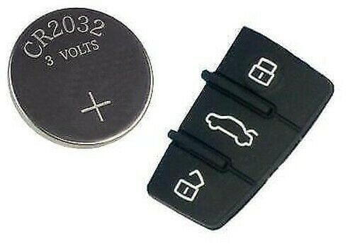 3 BUTTON REMOTE FLIP KEY FOB PAD RUBBERS FITS AUDI A3 A4 A6
