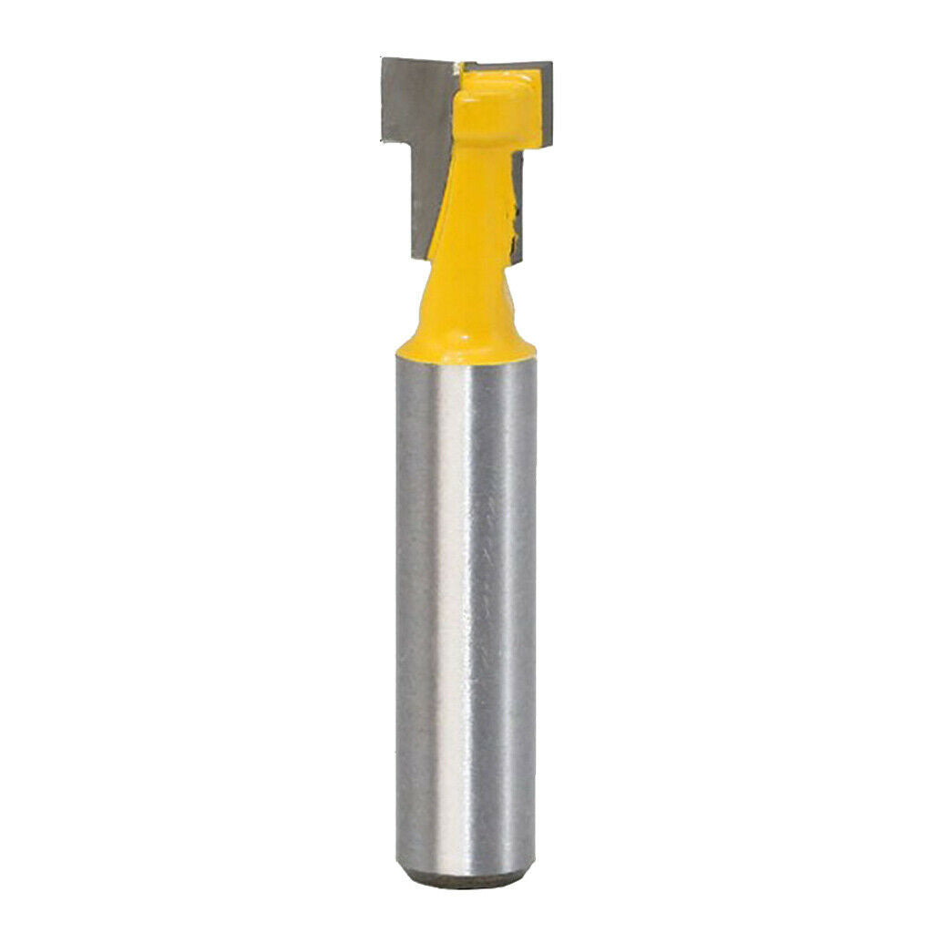 8mm Shank Keyhole T-Slot Woodworking Cutter Router Bit 3/8" for Woodworking