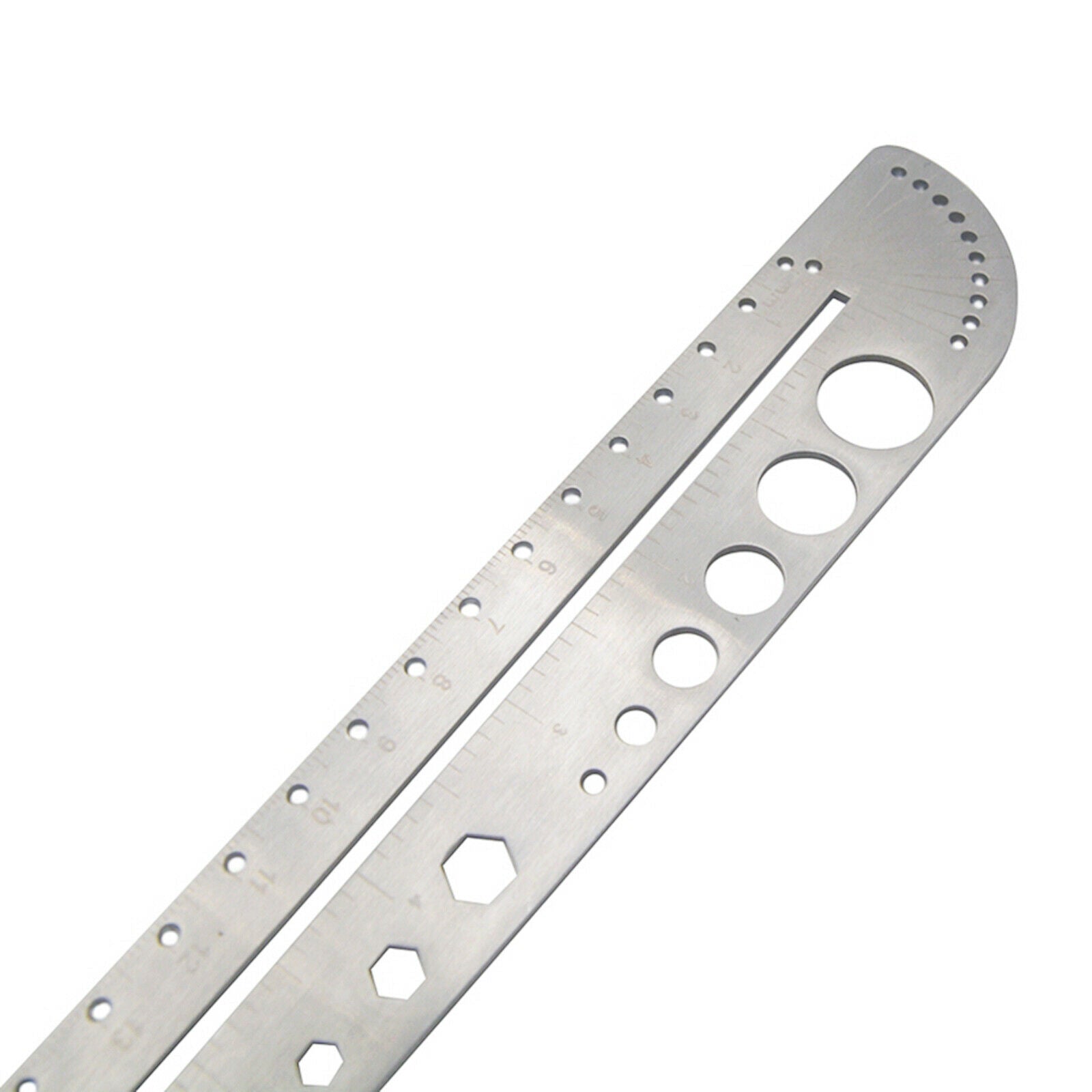 Metal Engineering Compass Protractor Finder Ruler Scale Measurement Drawing
