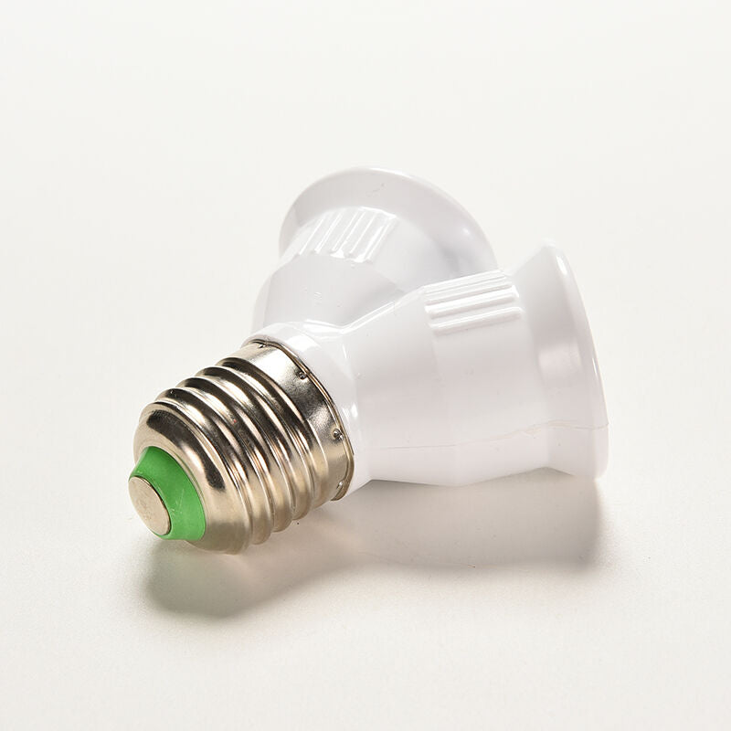 Screw E27 LED Base Light Lamp Bulb Socket 1 to 2 Splitter Adapter Converte.l8