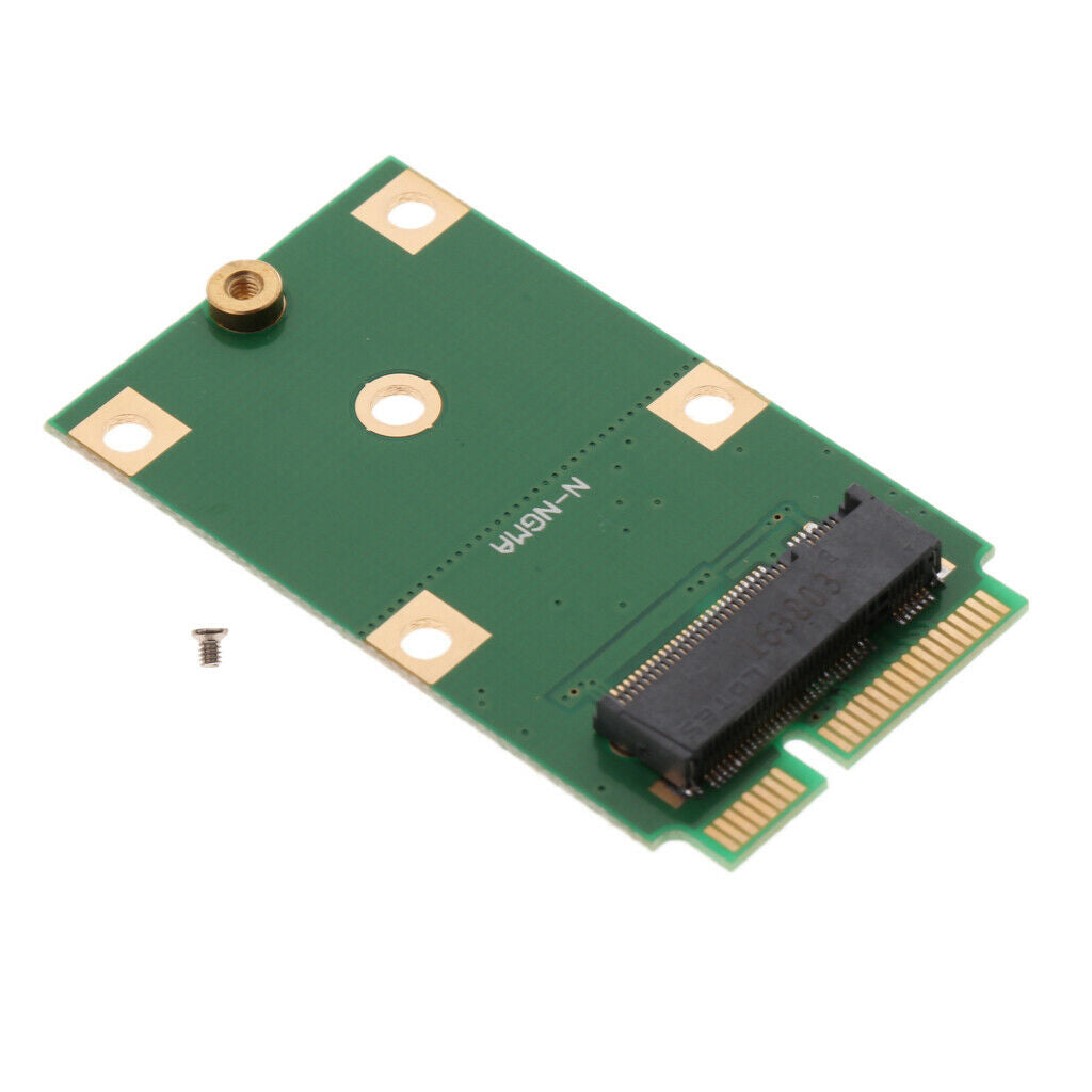 M.2 SSD Adapter NGFF to mSATA Converter Card Support M2 Sata-based B Key SSD