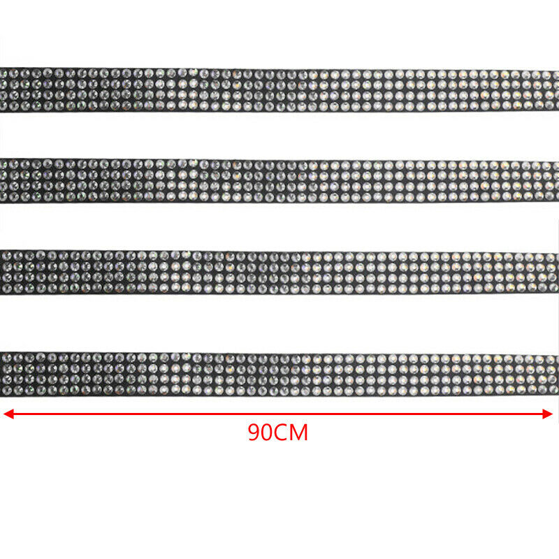 4pcs 90CM Car Body Panel Window Bumper Decoration Trim Shining AntiScratch Strip