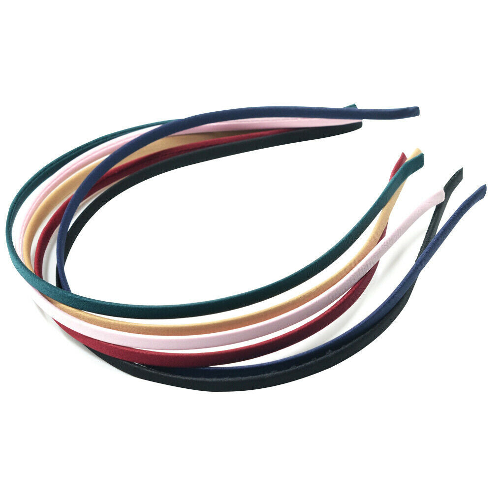 12 Pieces 5mm Steel Headband Covers   Women Hair Band for DIY