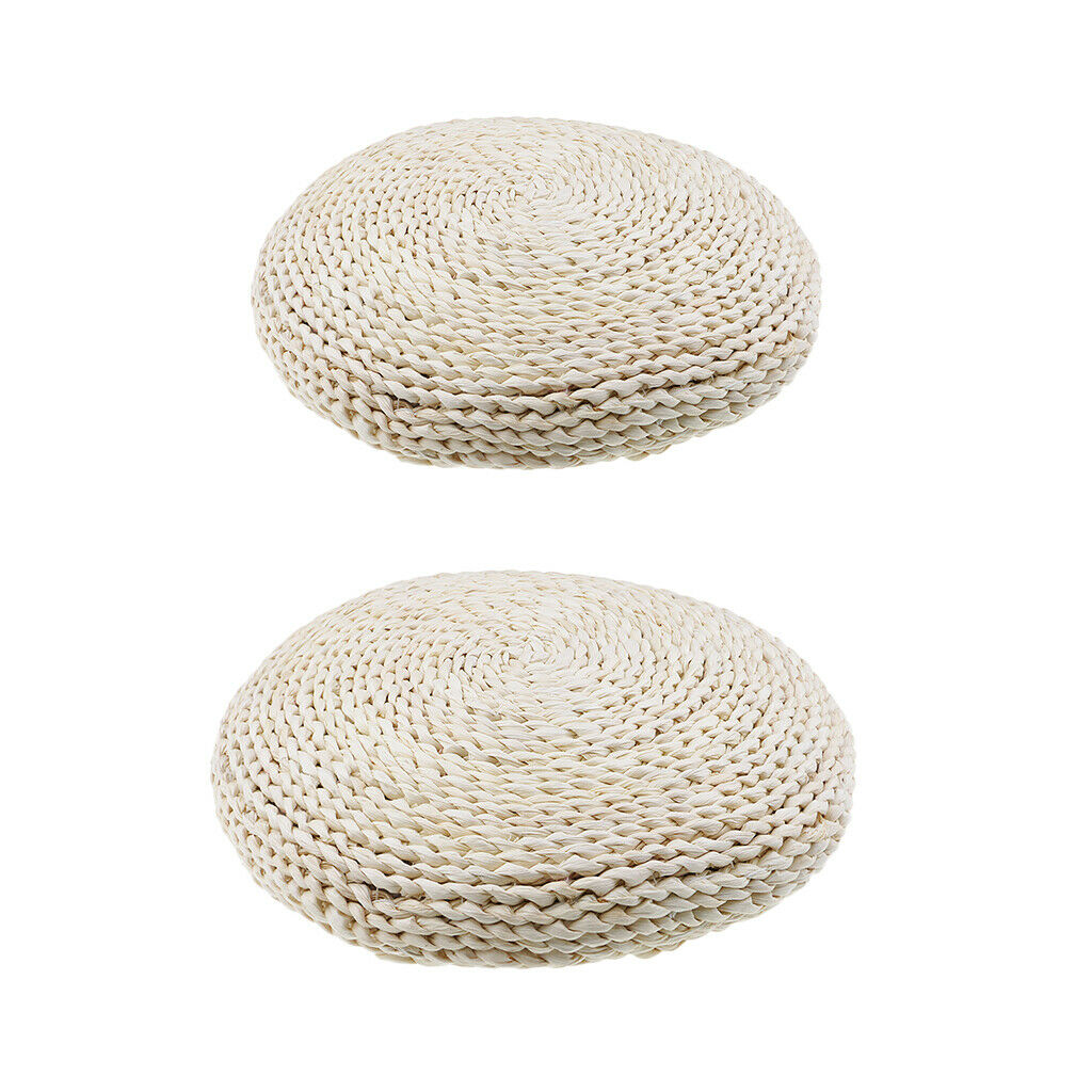 40cm Beanbag Straw Tatami Cushion Window Floor Cushion Yoga Mat