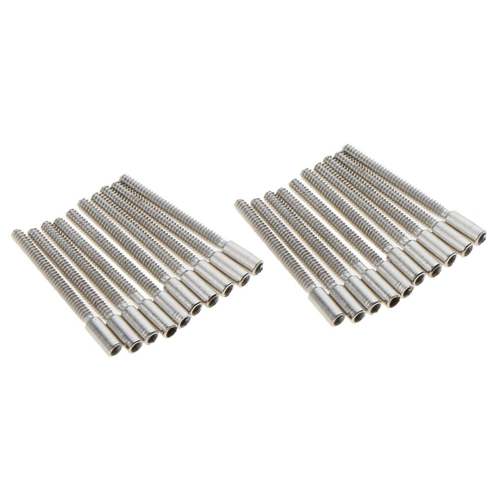 20x Metal Wristwatch Stem Extensions Extenders 0.9mm Threads Watch Repairing