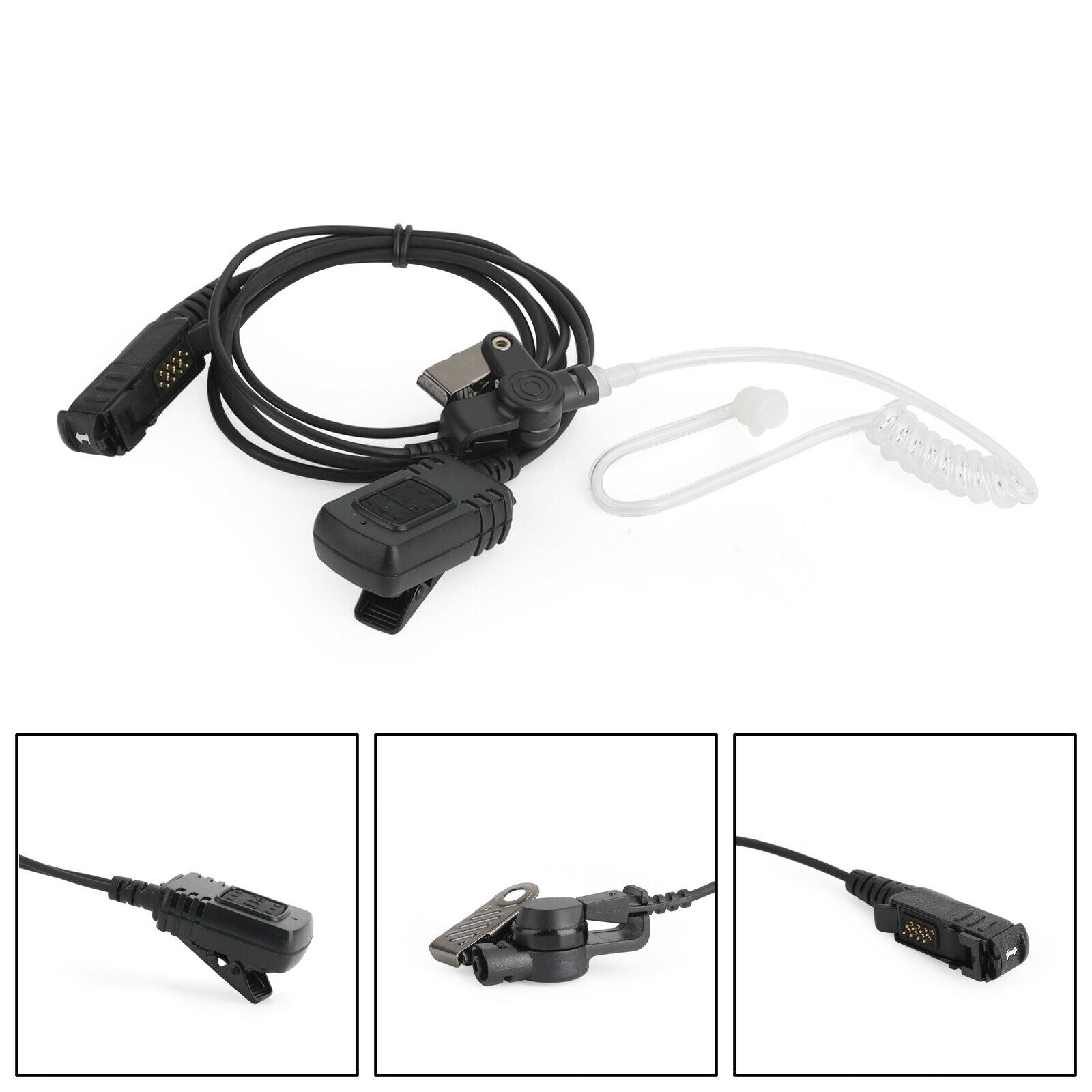 Acoustic Air Tube Headset PTT Fits XPR3300 XIRP6600/P6620 XIRE8600/E8608 B5