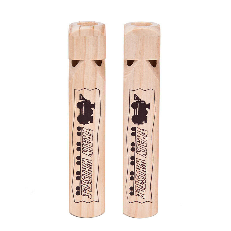 1pc Locomotive Sound Warning Steam Wood Steam Train Whistle Wooden Whis Wsy3BDA