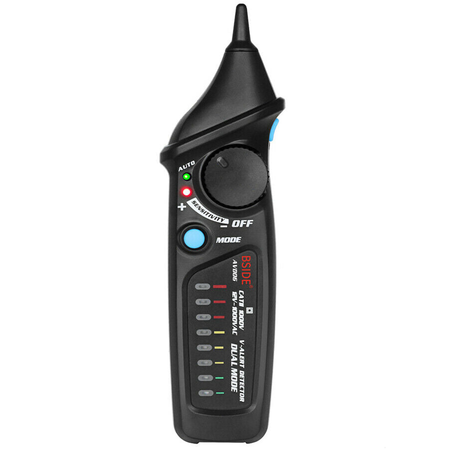 Non-Contact LED AC Electric Voltage Tester Power Detector BSIDE AVD06 12-1000V