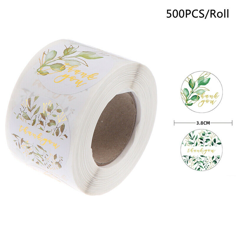 500Pcs Round Thank You Stickers Seal Lable Scrapbooking Bake DIY Gifts De.l8