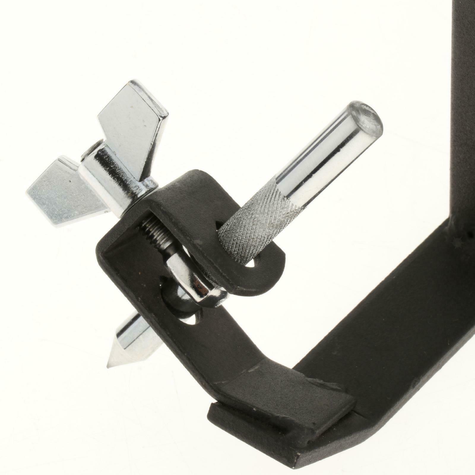 Pedal Cowbell Bracket Attach Percussion for Practice Room Drum Kit