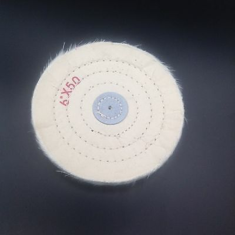 6" BUFFING SOFT POLISHING BUFFER POLISH WHEEL FOR BENCH GRINDER
