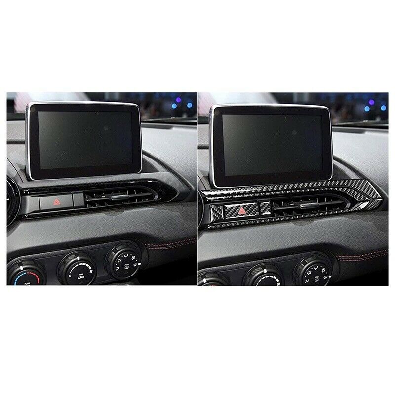 for Mazda MX-5 Miata Roadster 2016+ MX5 ND Carbon Fiber Center Dashboard AirV2X9