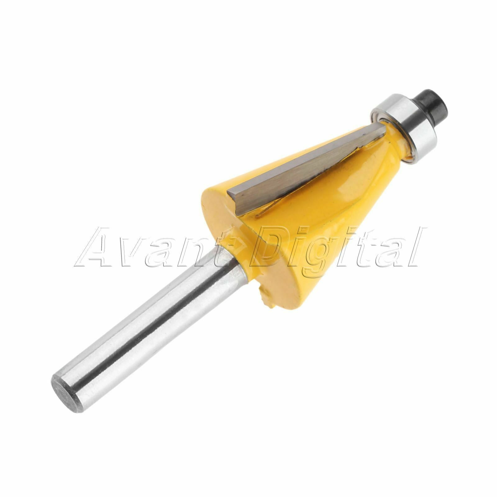15 Degree Cabinet Door Frames Cutter Tongue & Groove 1/4" Shank Wood Router Bit