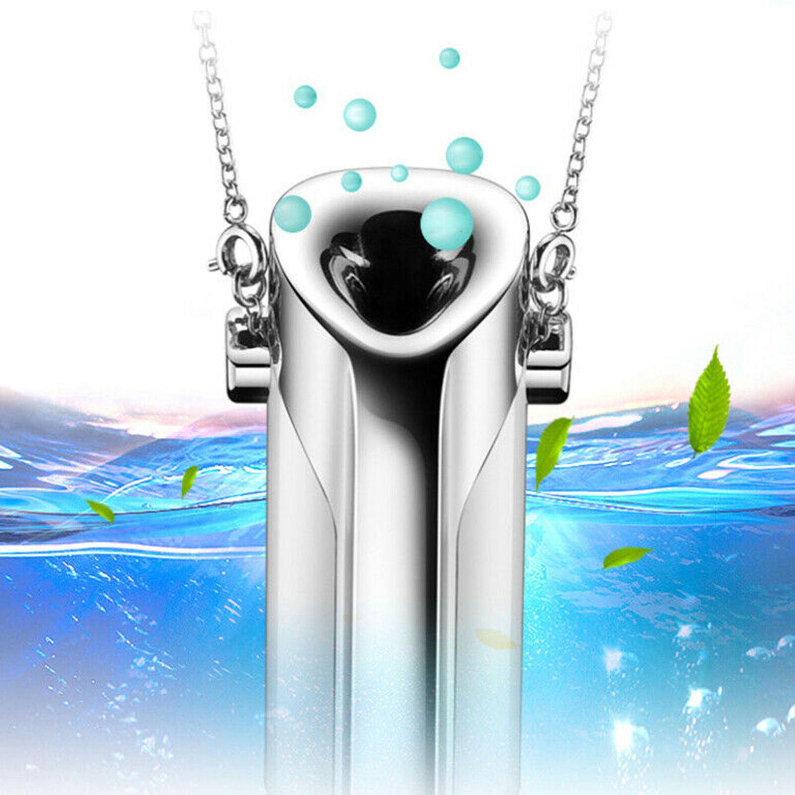 USB Charging Mini Air Purifier Wearable Necklace Air Freshener Lonizers Home