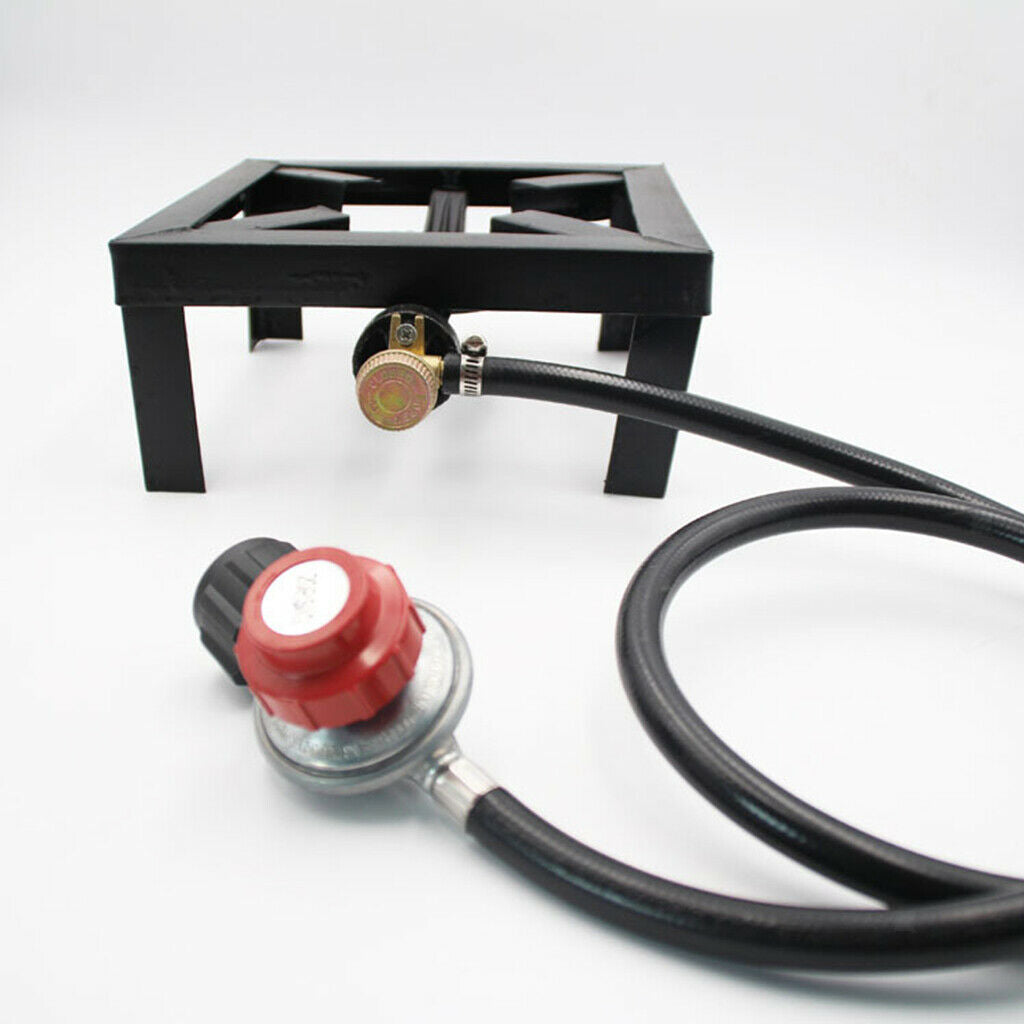 Square Stove Single Burner Cast Iron Propane Cooker for Outdoor Camping