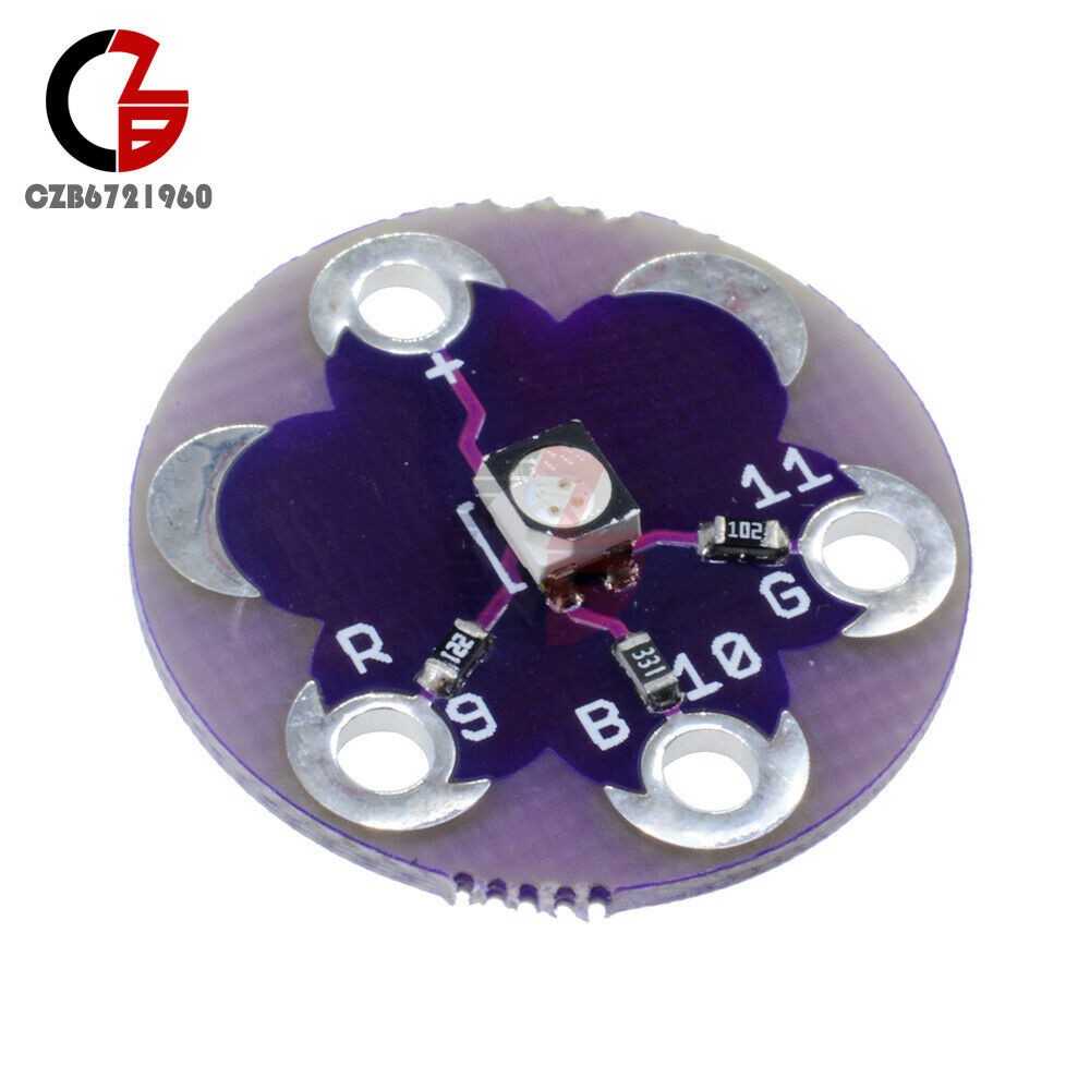 5PCS New LilyPad Tri-Color LED RGB For arduino