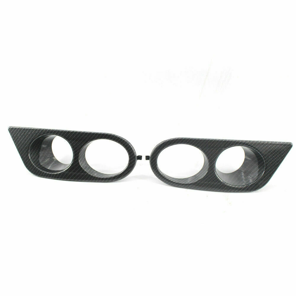 Pair Carbon Fiber Style Left&Right Fog Light Cover For BMW E46 M3 2001-2006