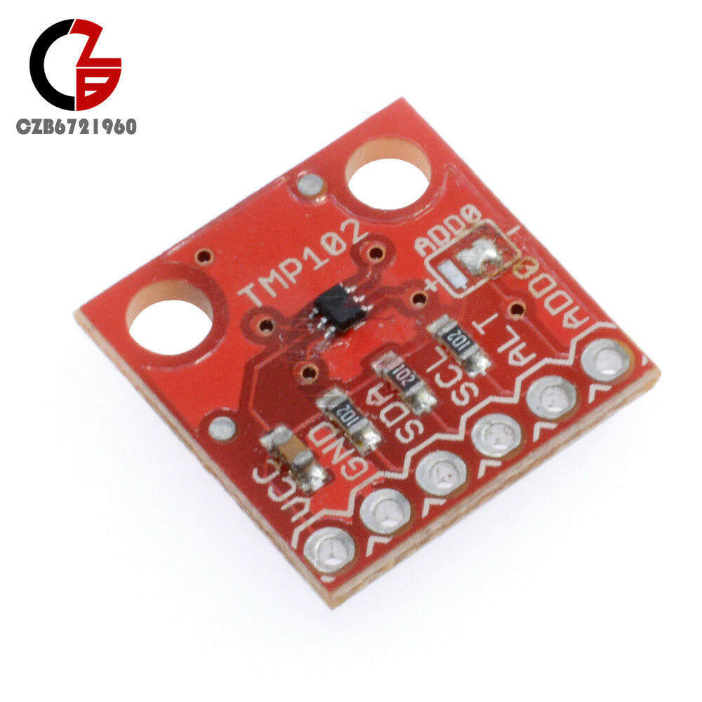 Red DC 1.4V-3.6V TMP102 Digital Temperature Sensor I2C Breakout Module 1.5x1.5cm