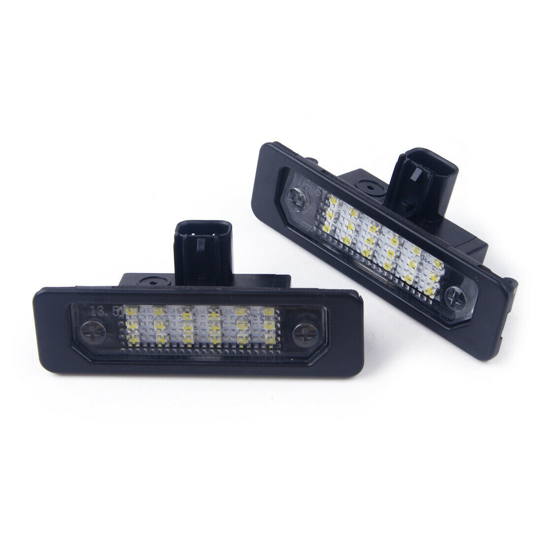 Pair LED Number License Plate Light Fit For Ford Focus 2008-2012 as