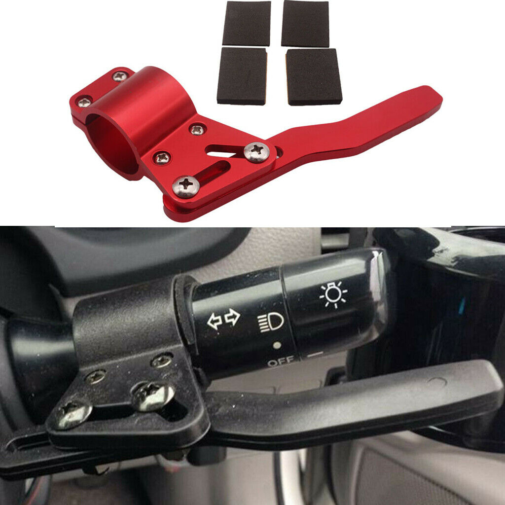 Red - Steering Wheel Turn Signal Lever Position Up Kit Turn Rod Extension