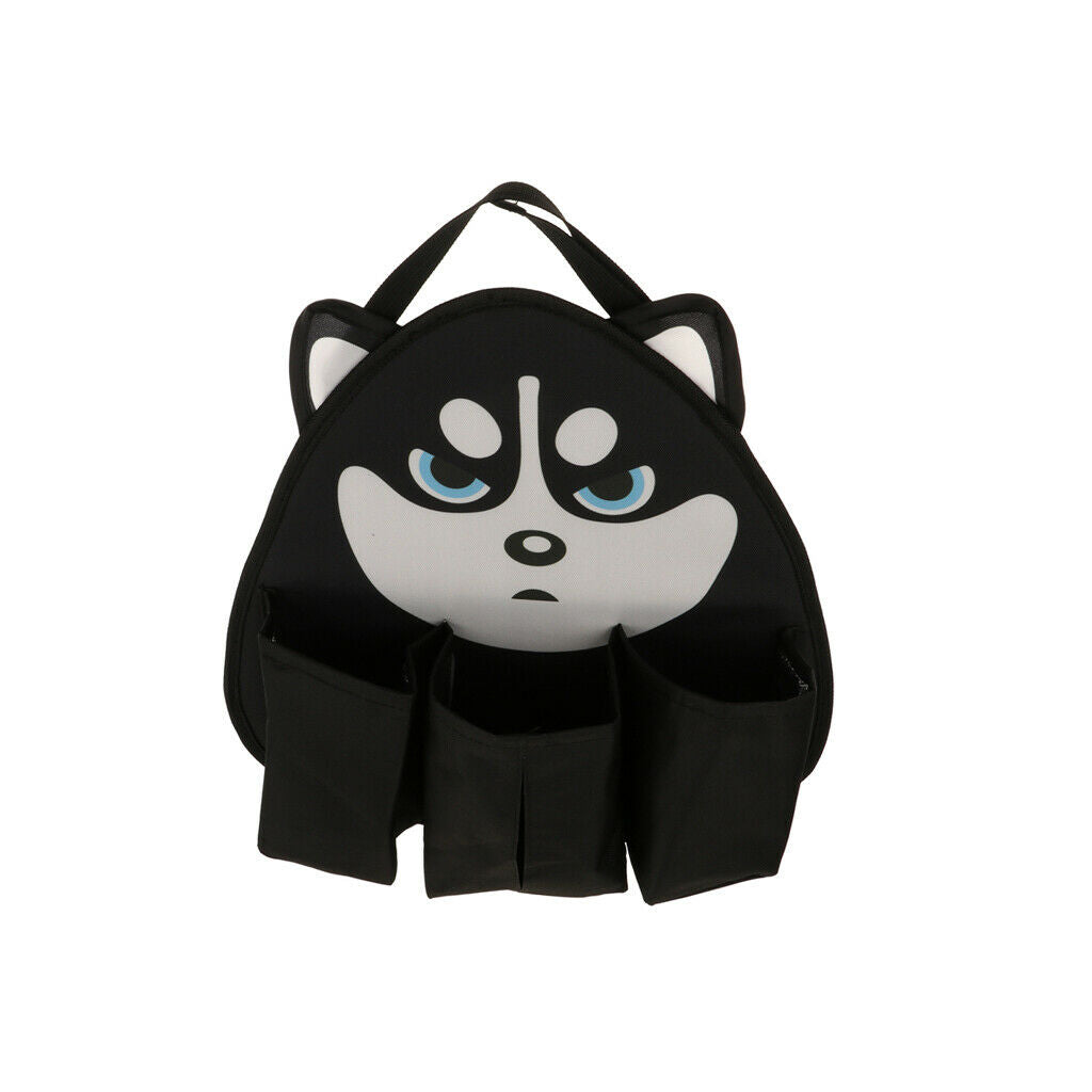 Children's Cartoon Car Storage Bag Animal Tissue Box  Husky