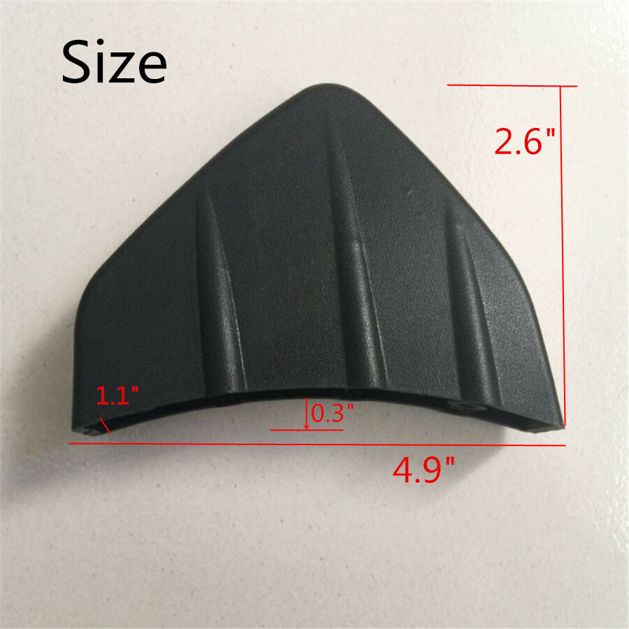 4pc Universal Car Rear Bumper Diffuser Molding Shark Fin Spoiler Protector Cover