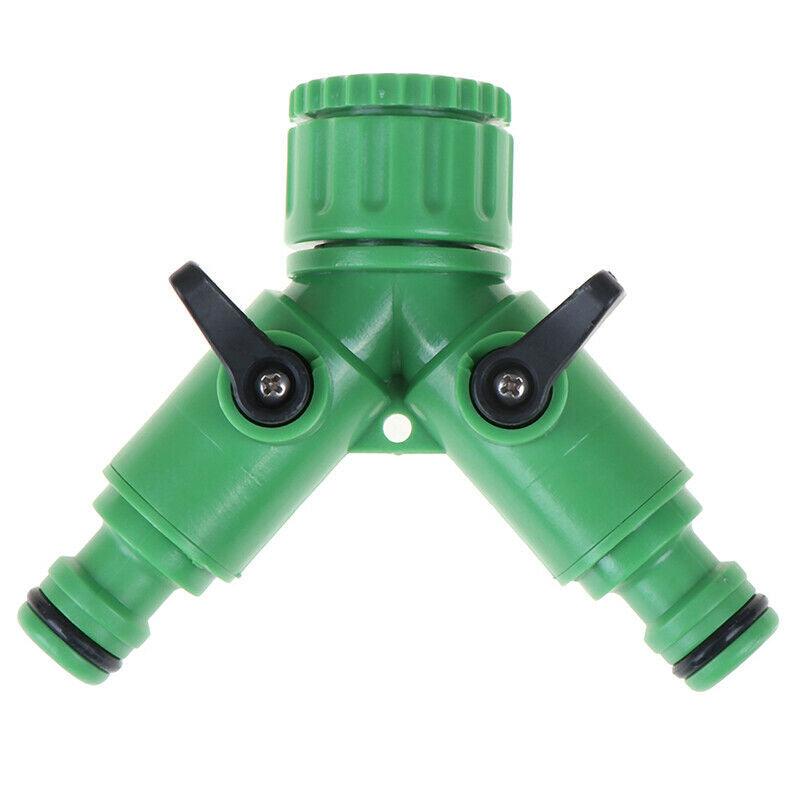 4/6" 3 Way Garden Tap Hose Adapter Connector Adaptor Hose Pipe Splitter Y.l8