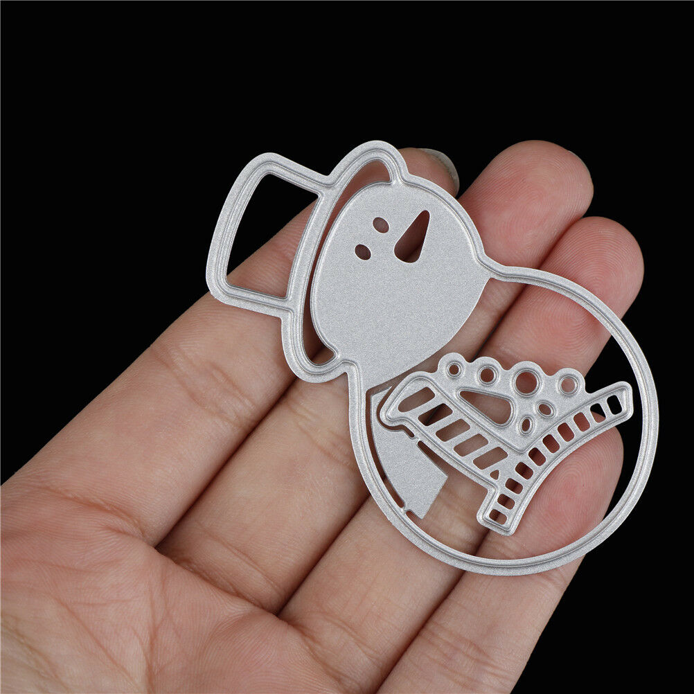 Xmas Snowman Metal Cutting Dies DIY Scrapbooking Decor Embossing Photo Alb.l8