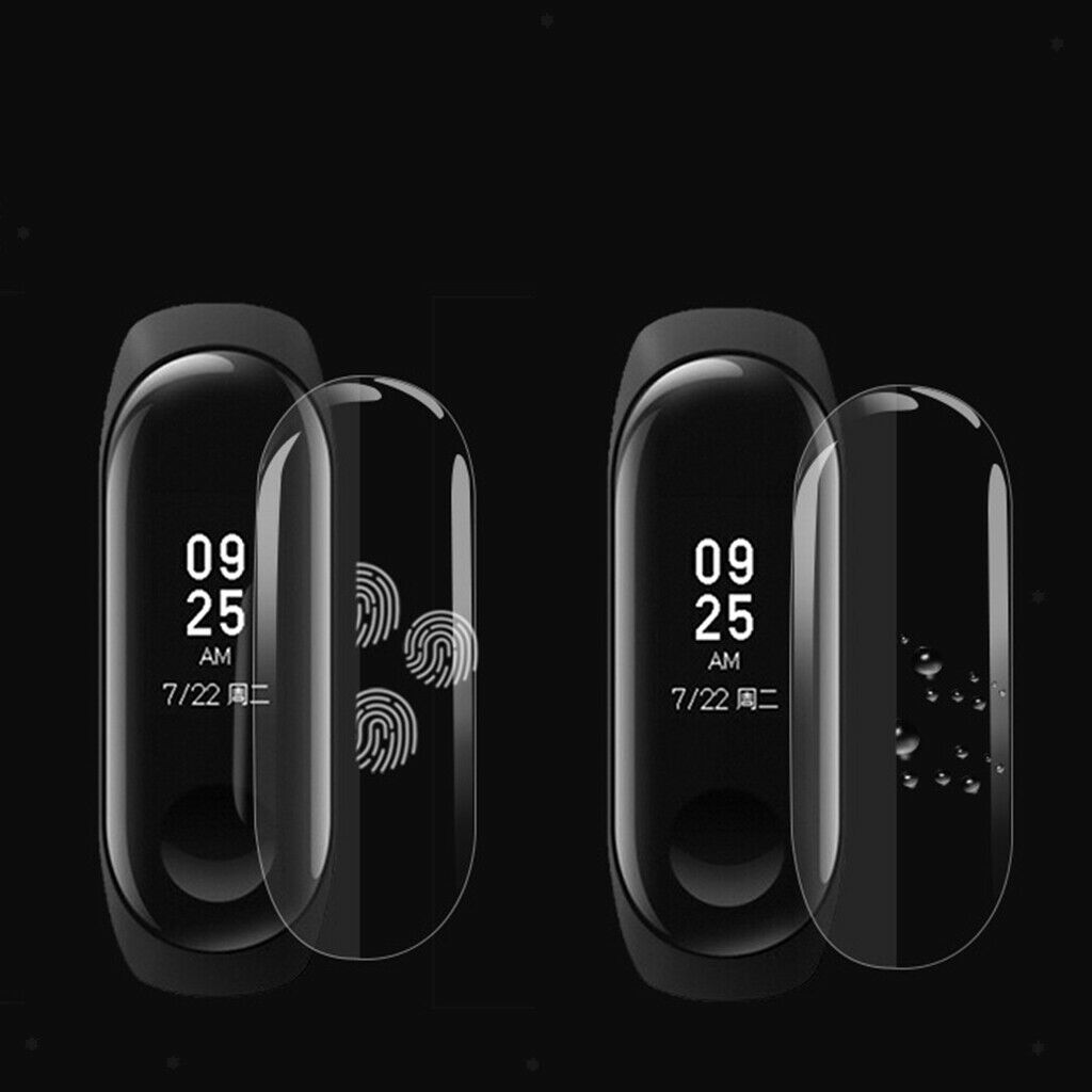 3 Packs Anti-bubble Bracelet Screen Protective Film for   Mi Band 3