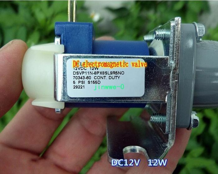 1pcs DC12V 12W DC Energized closed solenoid valve DIY fish tank gardening