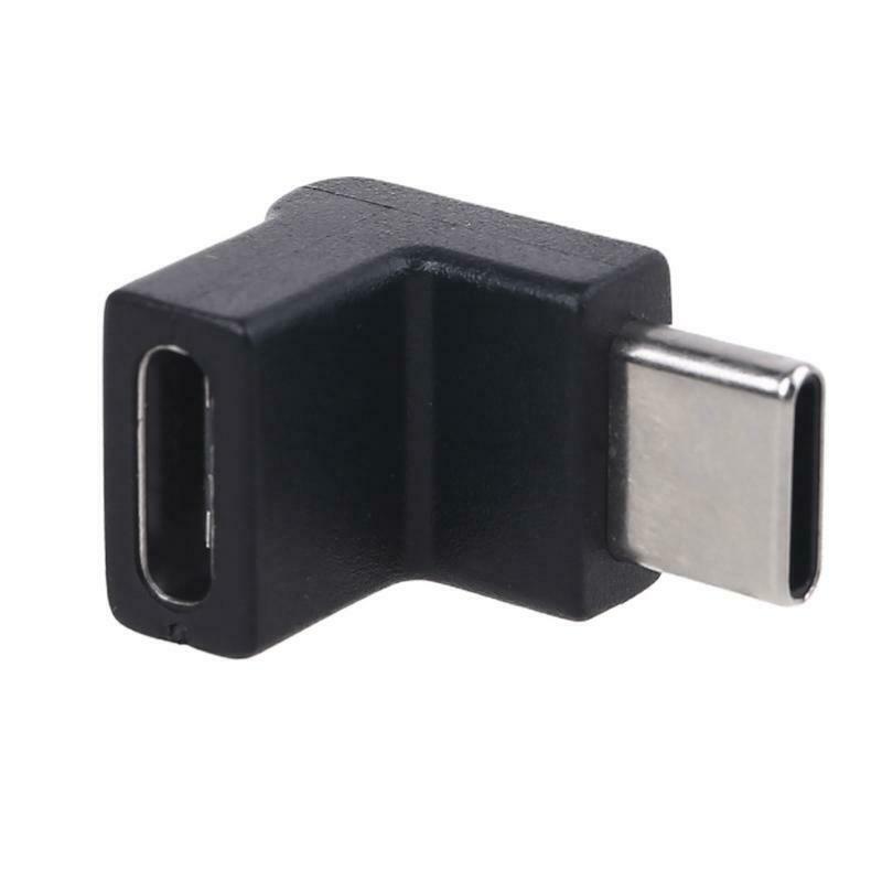 Right Angle 90 Degree USB 3.1 Type C Male to Female USB C Converter Adapter