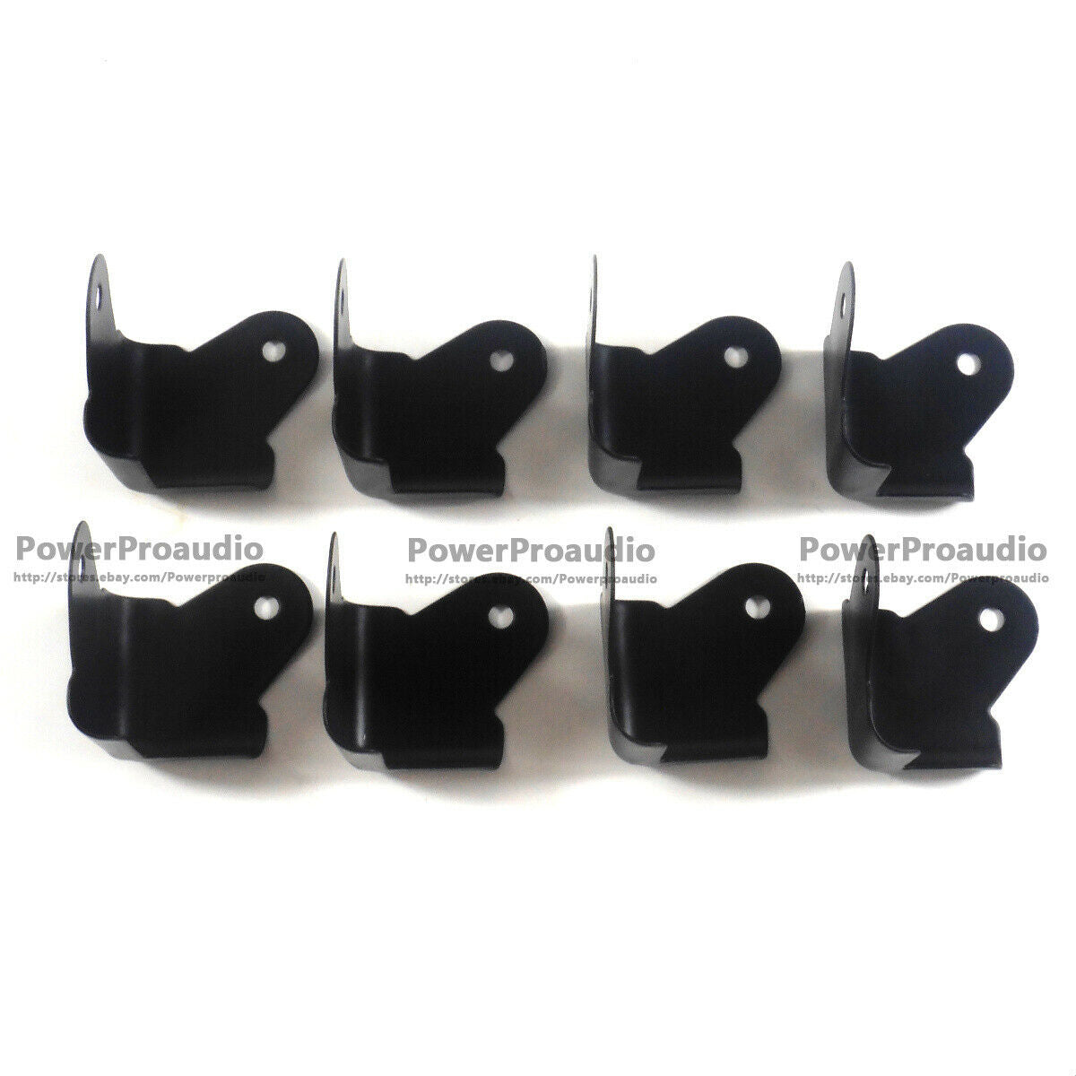 8pcs Universal Black Metal Corners for PA Speakers and Subwoofer Cabinets