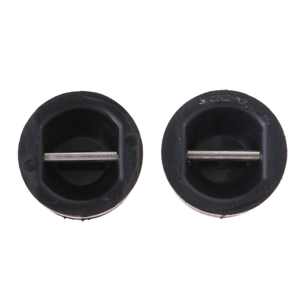 5pcs Surfboard Short/Long Board   Leash Leg Rope Repair Plugs (Black)