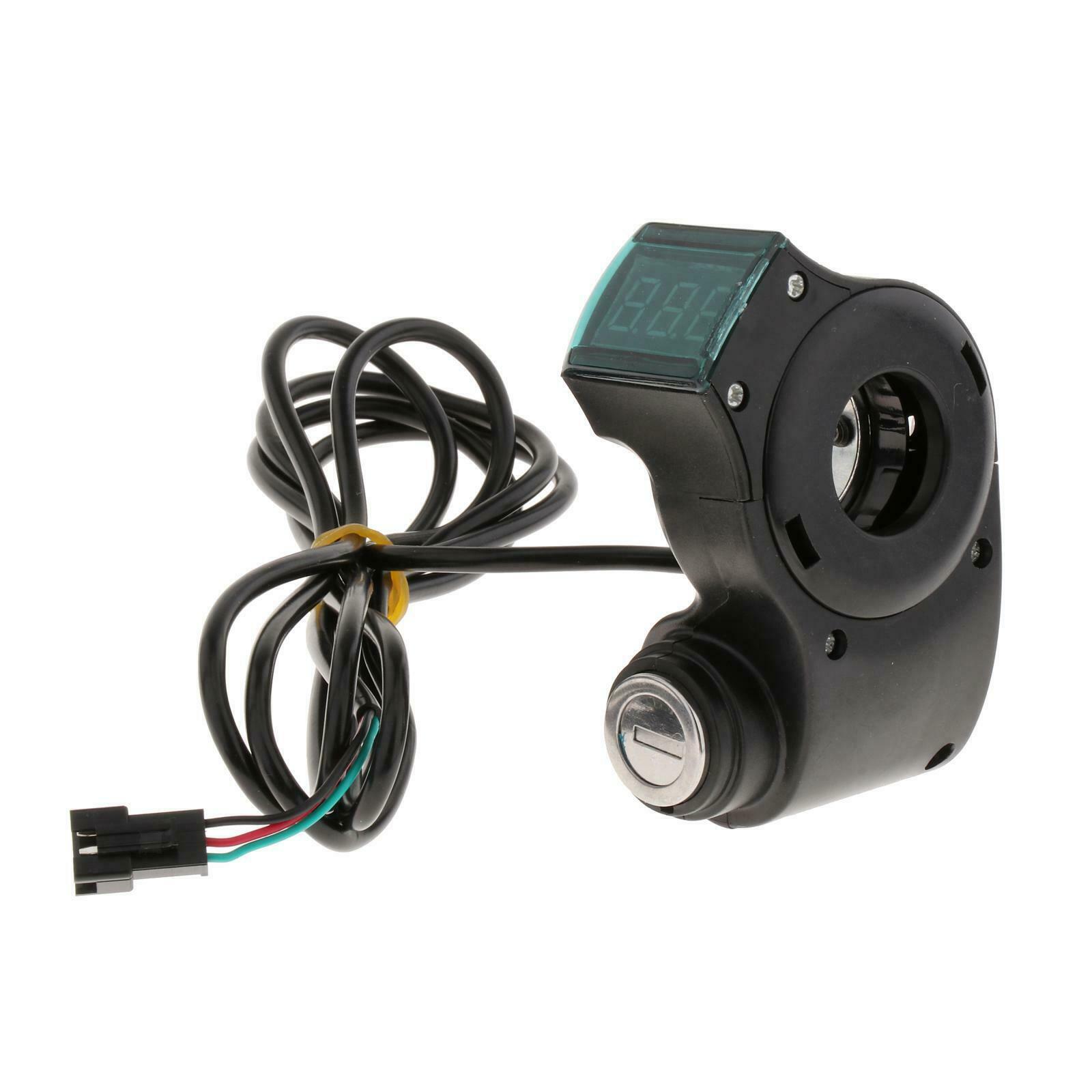 Electric Bikes Voltage Display, Voltage Switches Keys, Digital Thumb Shifter