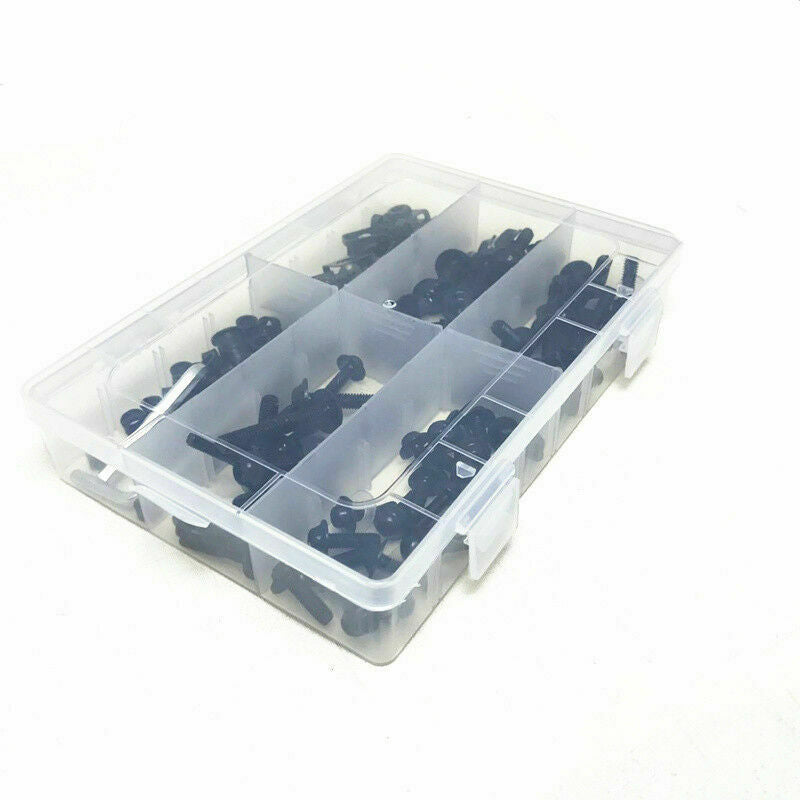 177x Motorbike Fairing Bolt Kit Body Work Screw Spire Screw Spring Nut Universal