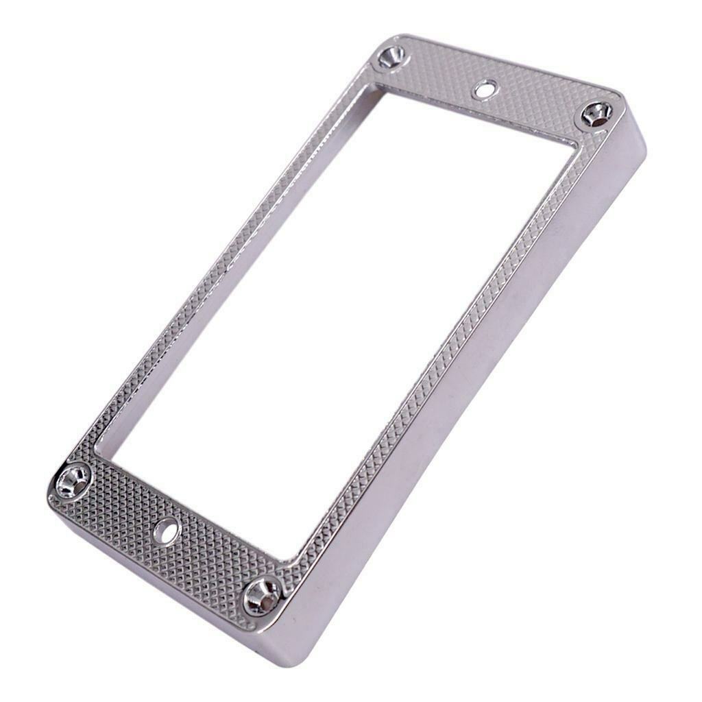 2 Pieces Pickup Frames, Mounting Rings  Pickup Cover Set For LP Electric Guitar