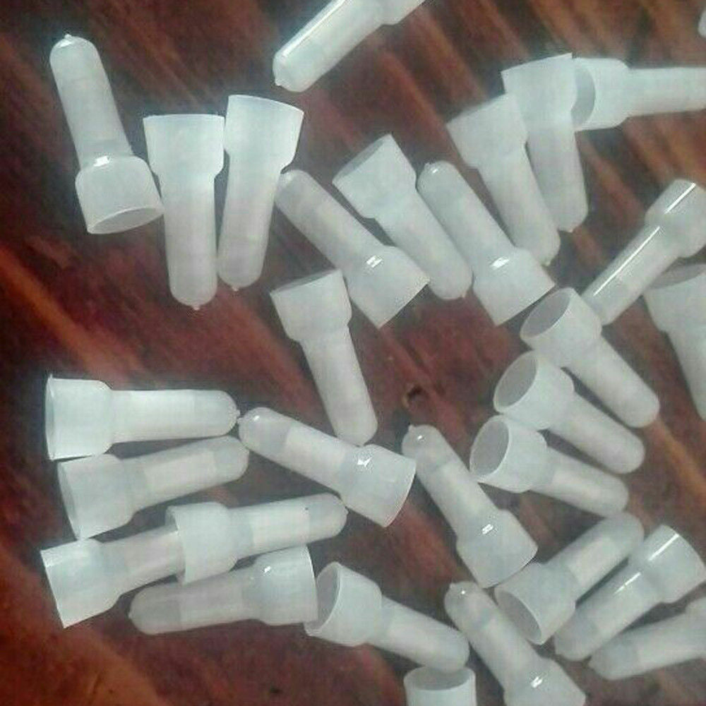 100pcs 22-16 GA AWG Closed End Crimp Caps Splice Gauge Wire Connectors Terminals