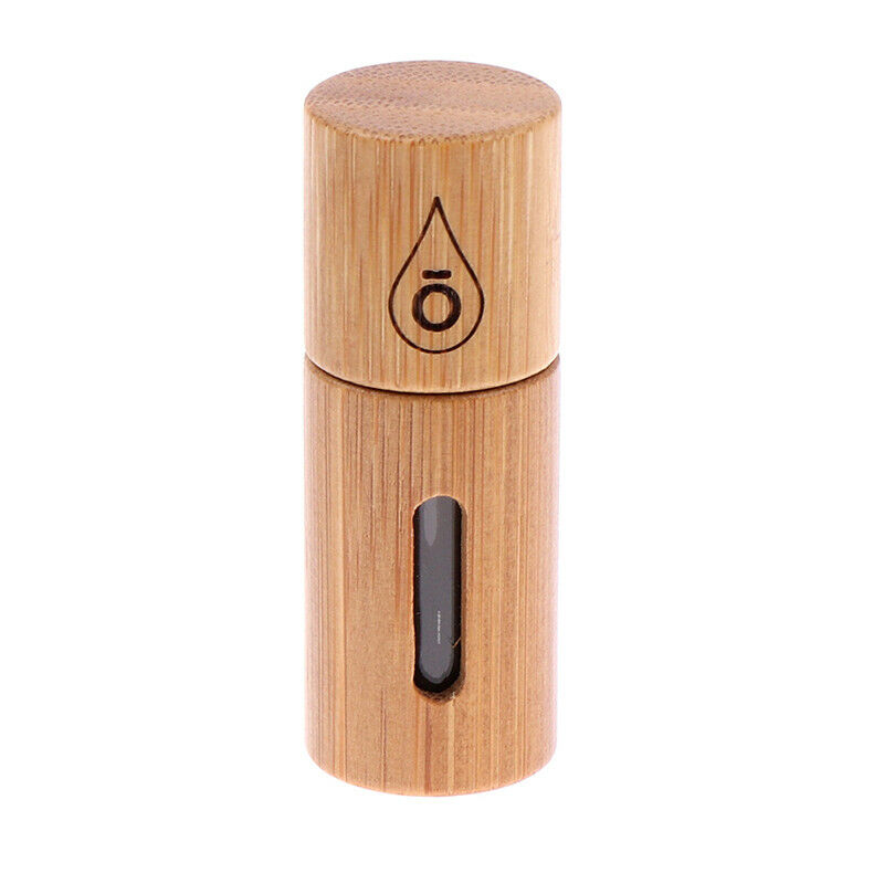 Bamboo Wood Bottle Perfume Empty Oil Bottle Stainless Roll On Ball Aromat.l8
