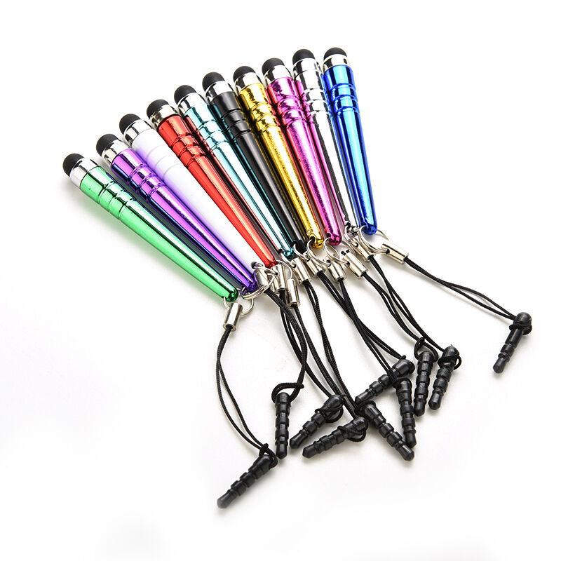 10X Metal Stylus Touch Screen Pen & Anti-Dust Plug For Cell Phone iPad Tab.C Tt