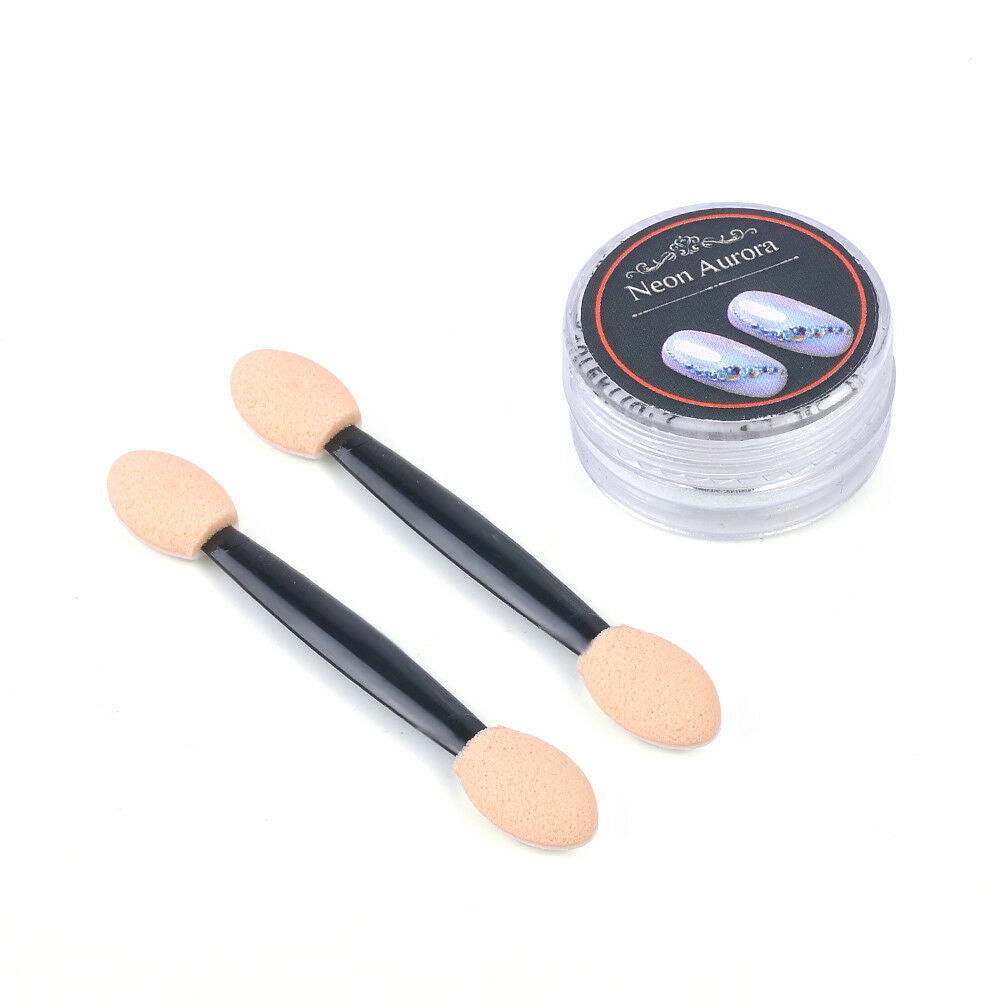 2021 DIY Nails Art Pigment Glitter Mirror Mermaid Chrome Powder Dust Gel Polish