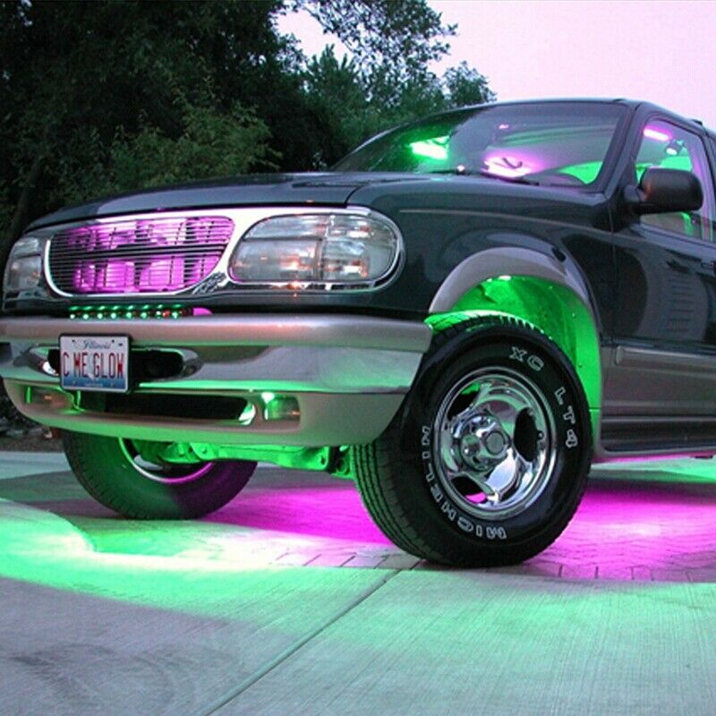 5X(10Cm Waterproof White 5050 Led Strip Lights Dc 12V Caravan Boat Car X8Q2)