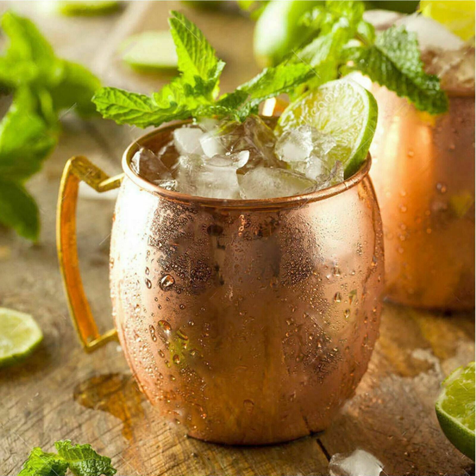 530ml Copper Stainless Steel Moscow Mule Coffee Tea Beer Drink Drinking Cup Mug