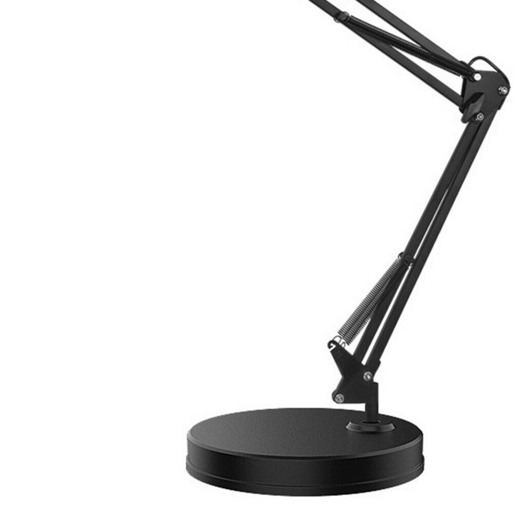 Dimmable LED Desk Lamp with Adjustable Swing Arm 3 Color Modes USB Table Light