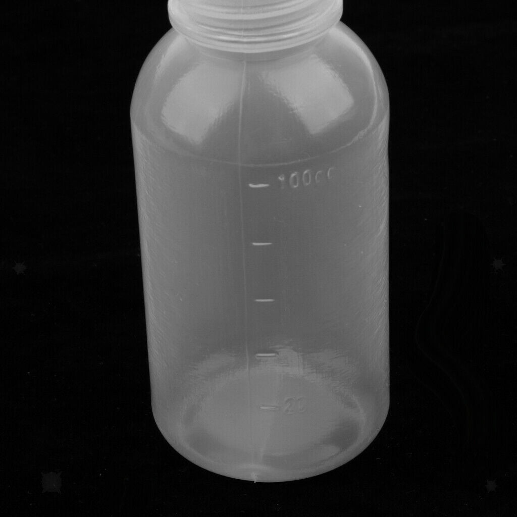 20 x 100ml Glue Applicator Bottle Clears Bottles with   Craft DIY Quilling
